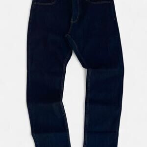 Denim straight leg jeans with a straight fit